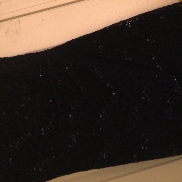 Ralph Lauren black sequins and lace cocktail dress - Picture 4 of 12